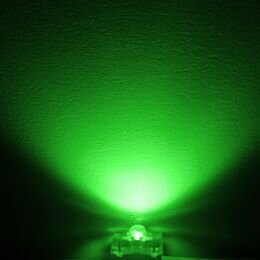 3mm Super Flux LED (Green)