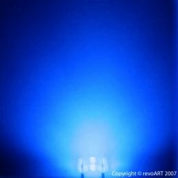 Flat Top Super Flux LED (Blue)