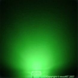 Flat Top Super Flux LED (Green)
