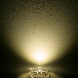 Flat Top Super Flux LED (Warm White)