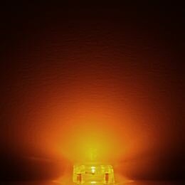 Flat Top Super Flux LED (Amber)
